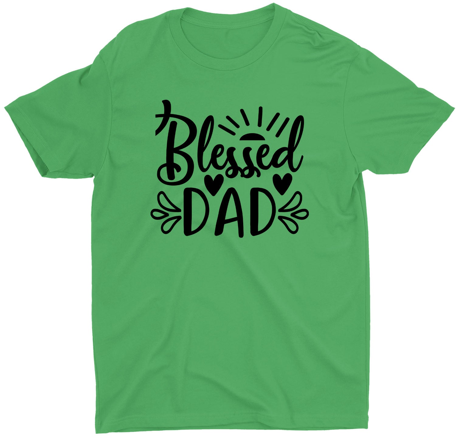 blessed-dad-memories-fathers-day-custom-short-sleeve-birthday-gift