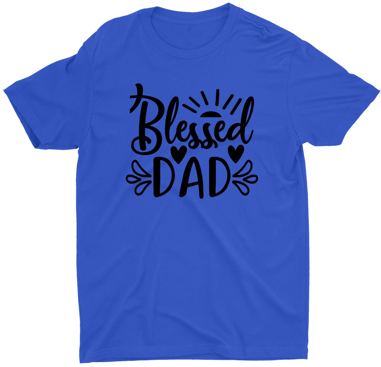 blessed-dad-memories-fathers-day-custom-short-sleeve-birthday-gift