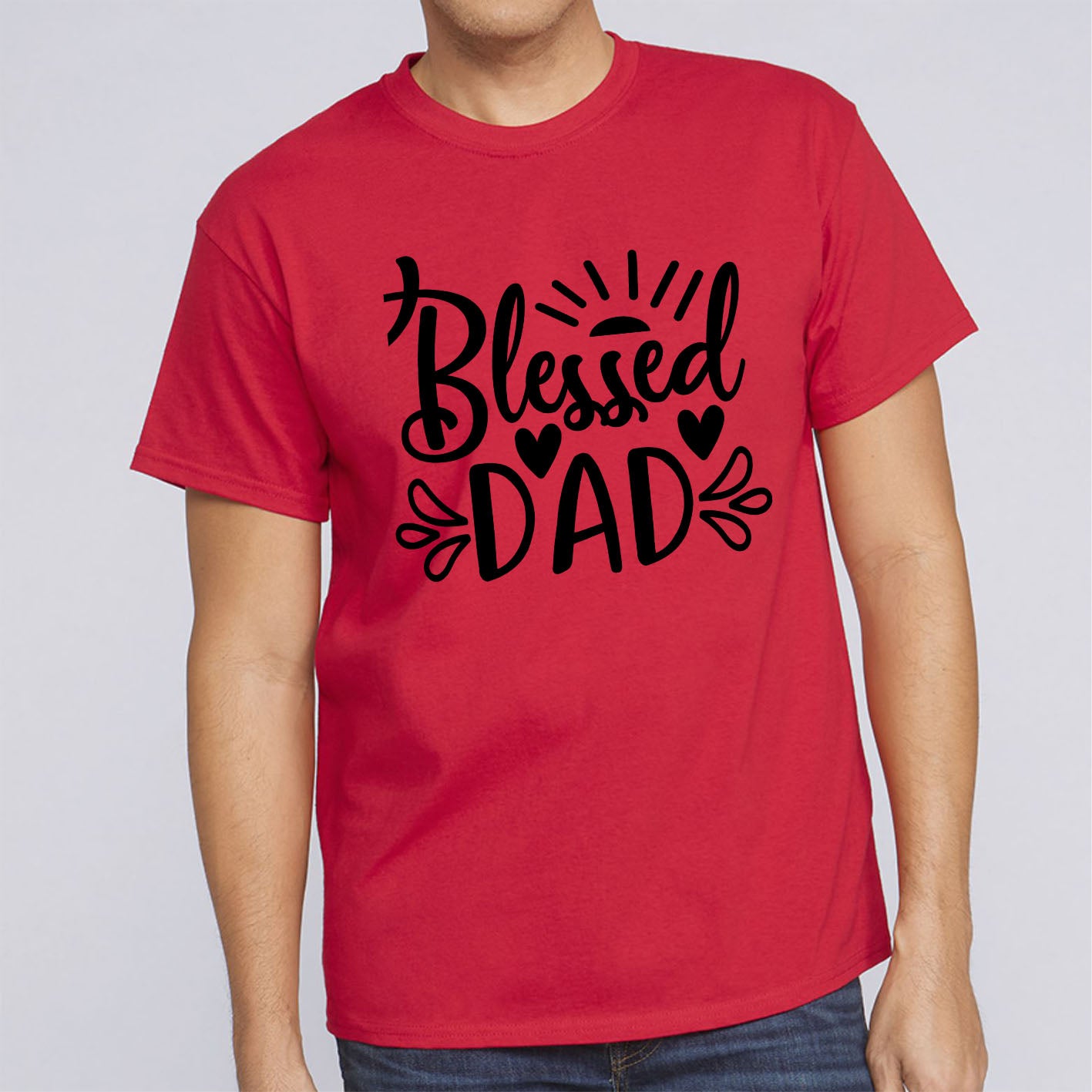 blessed-dad-memories-fathers-day-custom-short-sleeve-birthday-gift