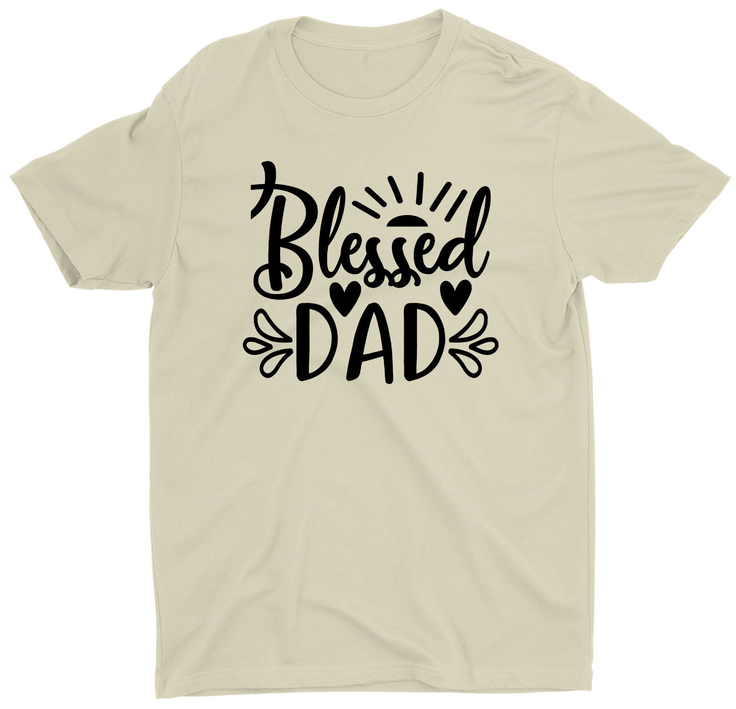 blessed-dad-memories-fathers-day-custom-short-sleeve-birthday-gift