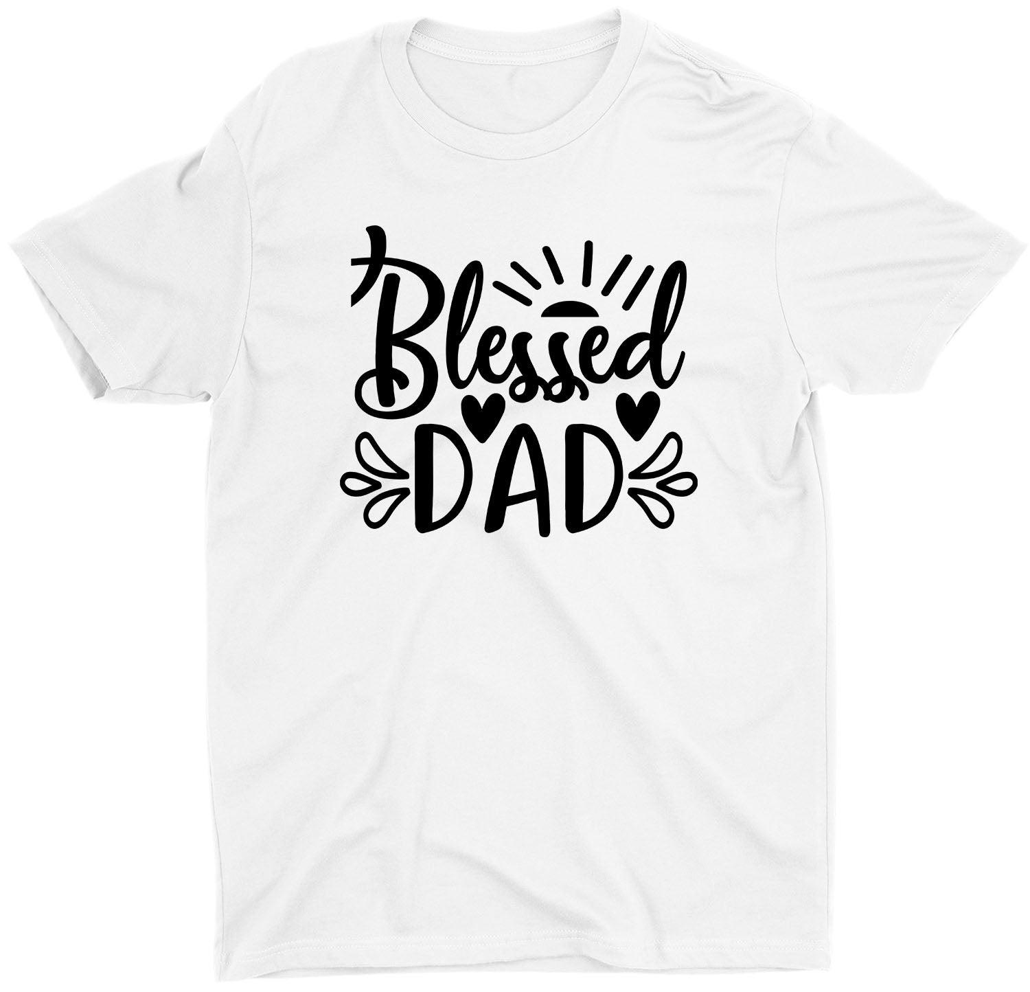 blessed-dad-memories-fathers-day-custom-short-sleeve-birthday-gift