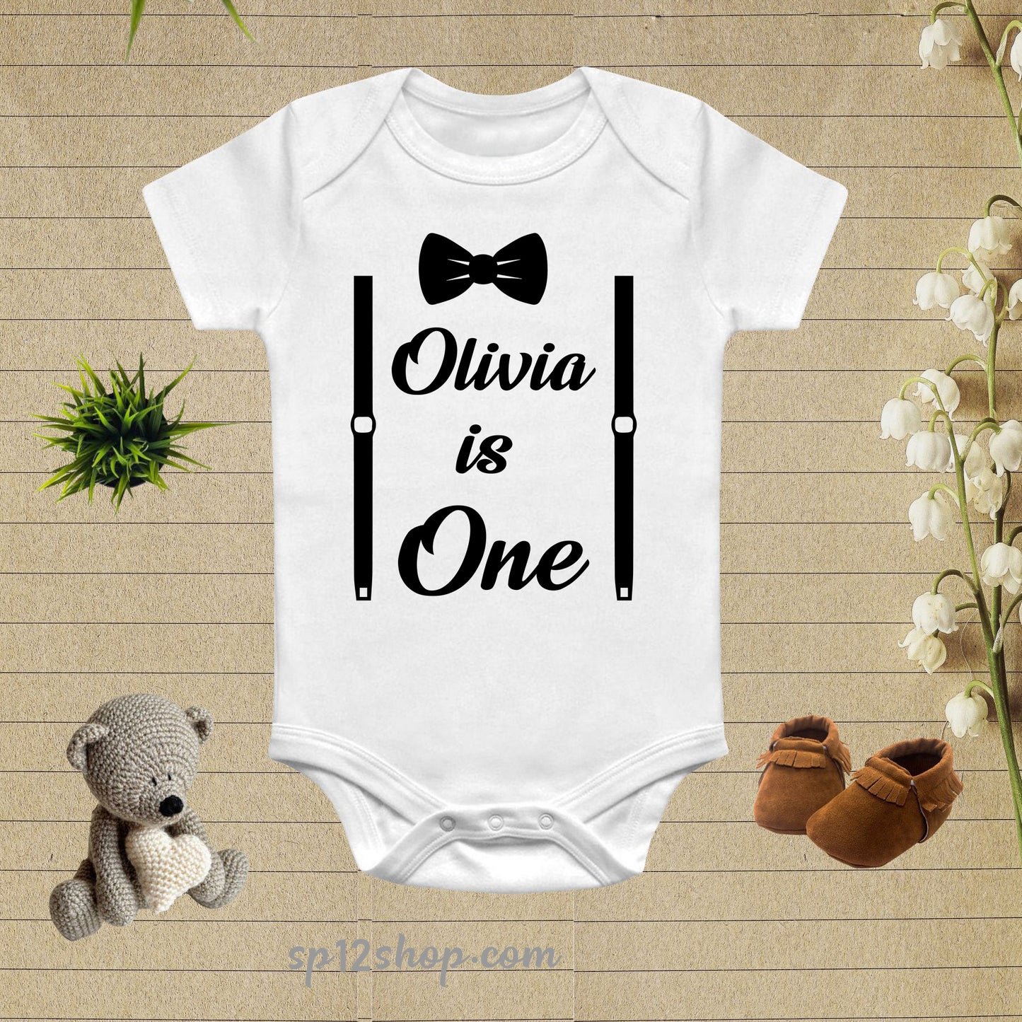 Boys Clothing Set Personalise Baby Bodysuit