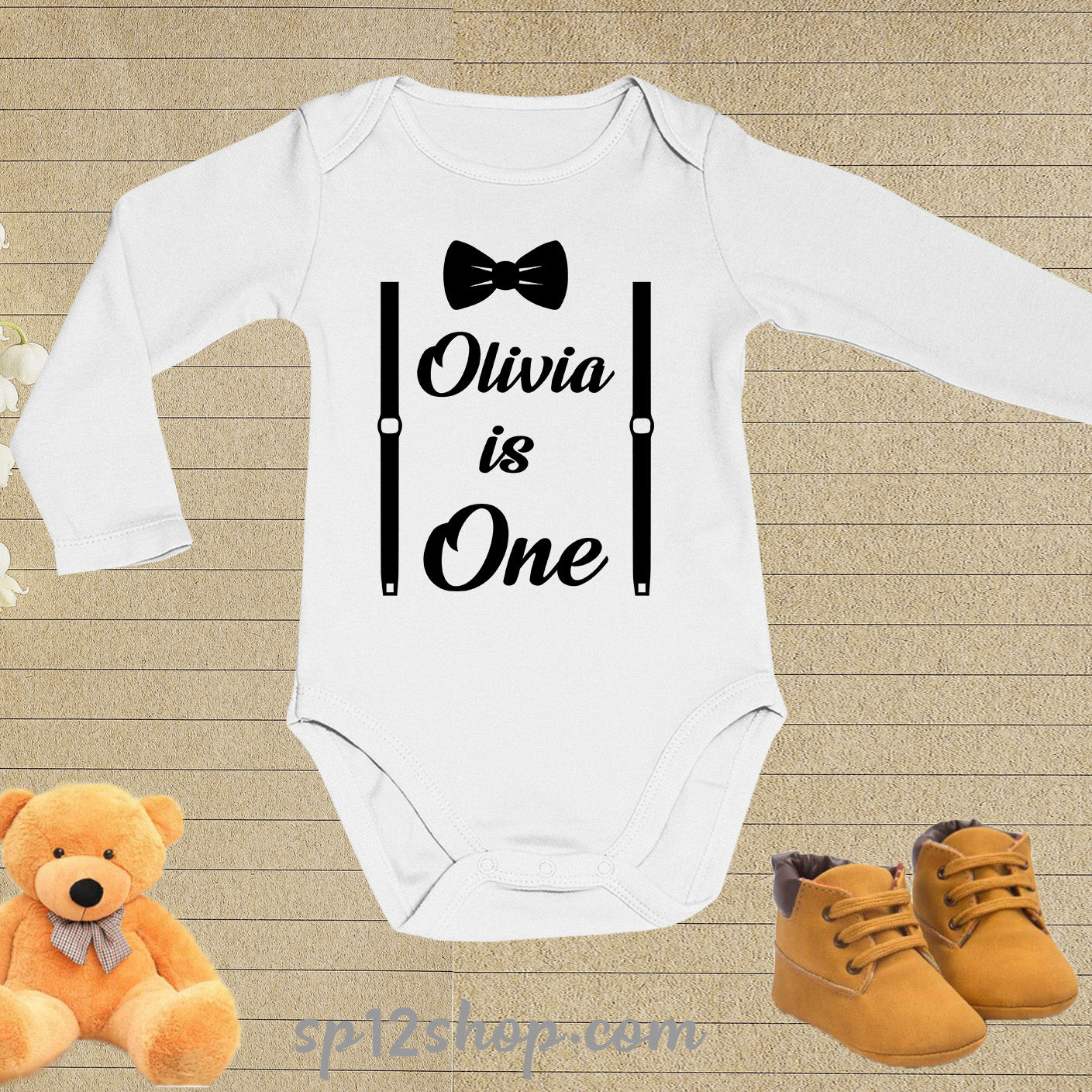 Boys Clothing Set Personalise Baby Bodysuit