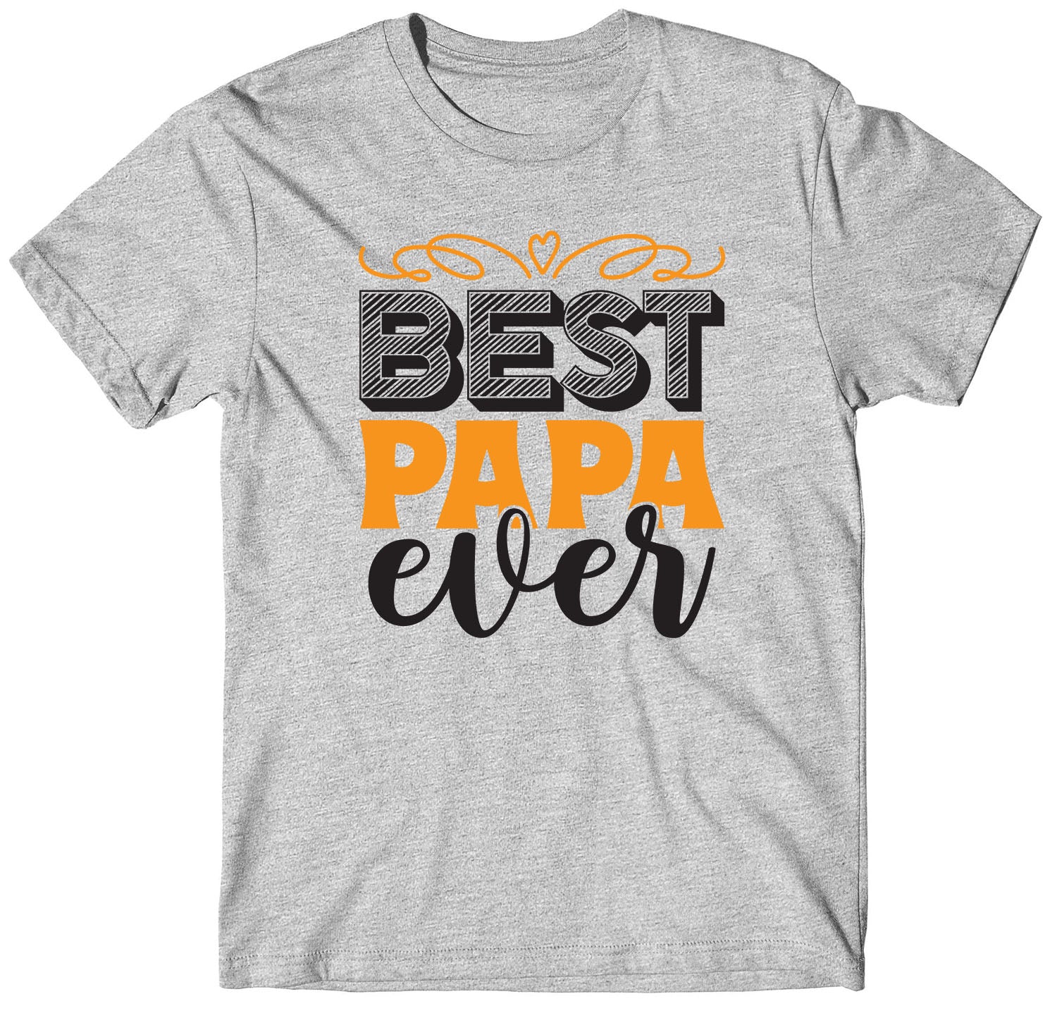 best-papa-ever-father's-day-gift-custom-short-sleeve-daddy-t-shirt