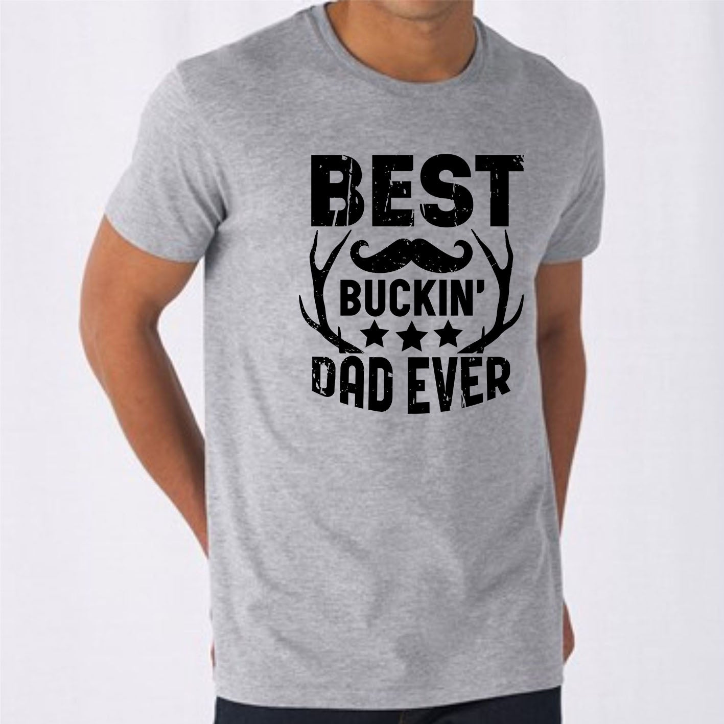 best-buckin-dad-ever-dad-life-custom-short-sleeve-father's-day-tshirts