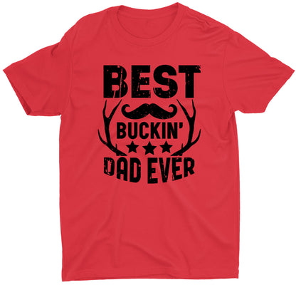 best-buckin-dad-ever-dad-life-custom-short-sleeve-father's-day-tshirts