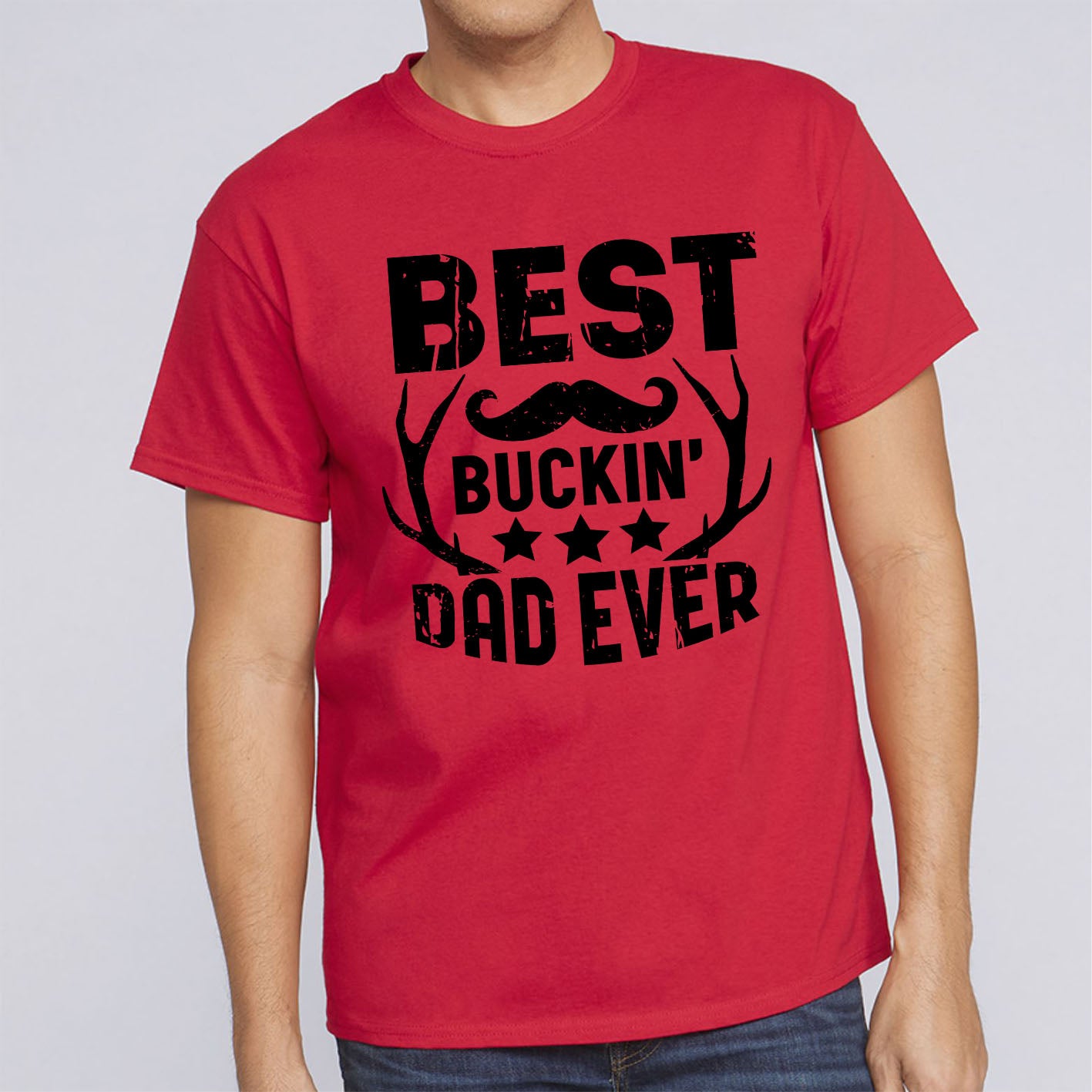 best-buckin-dad-ever-dad-life-custom-short-sleeve-father's-day-tshirts