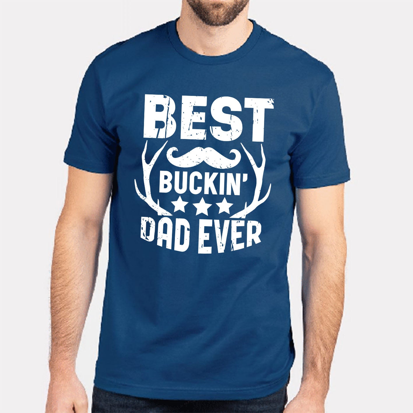 best-buckin-dad-ever-dad-life-custom-short-sleeve-father's-day-tshirts