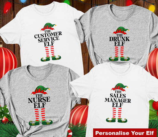 Custom Elf Party T Shirt