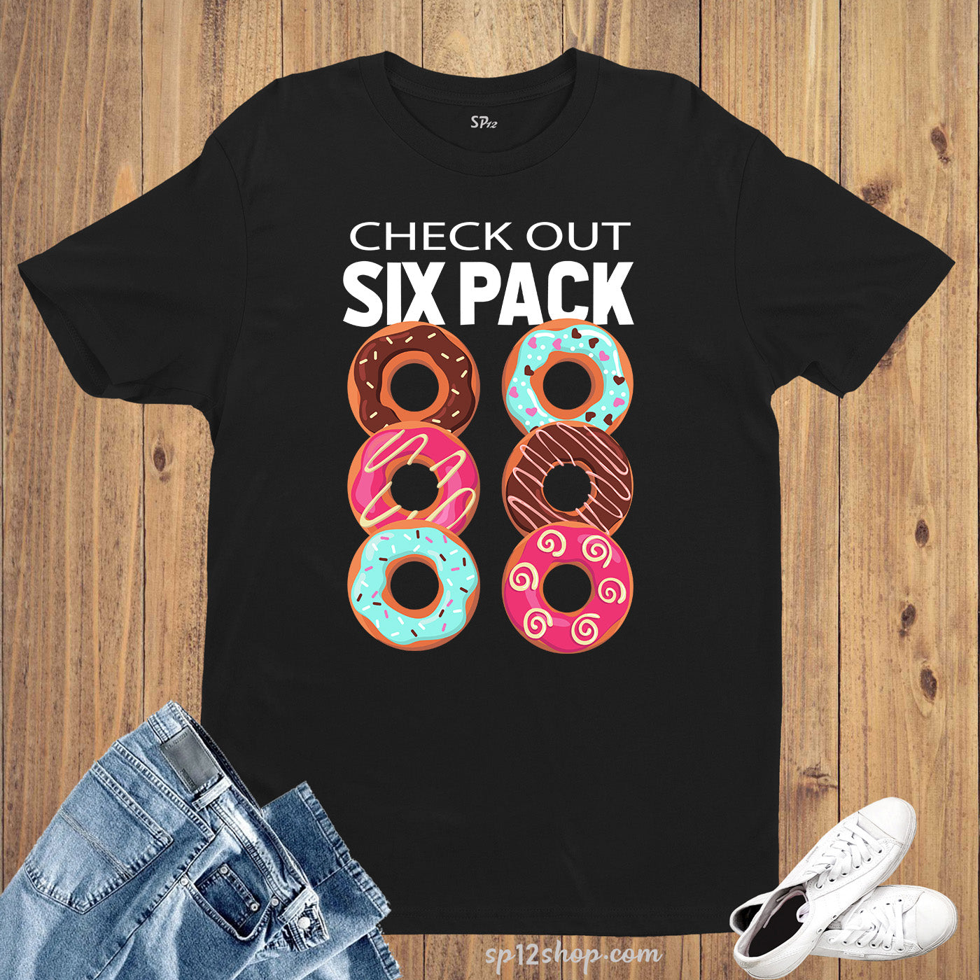 Donut Six Pack Funny T Shirt