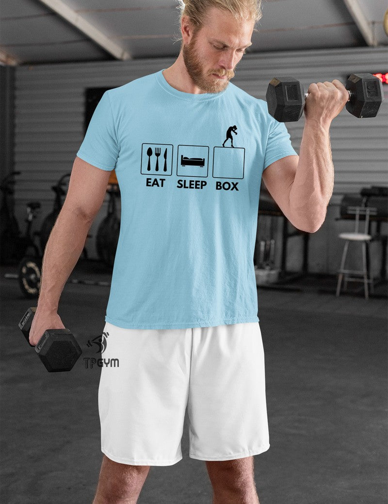 Eat Sleep Boxing Repeat T Shirt