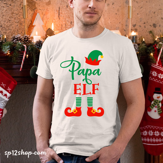 Papa elf Christmas T shirt