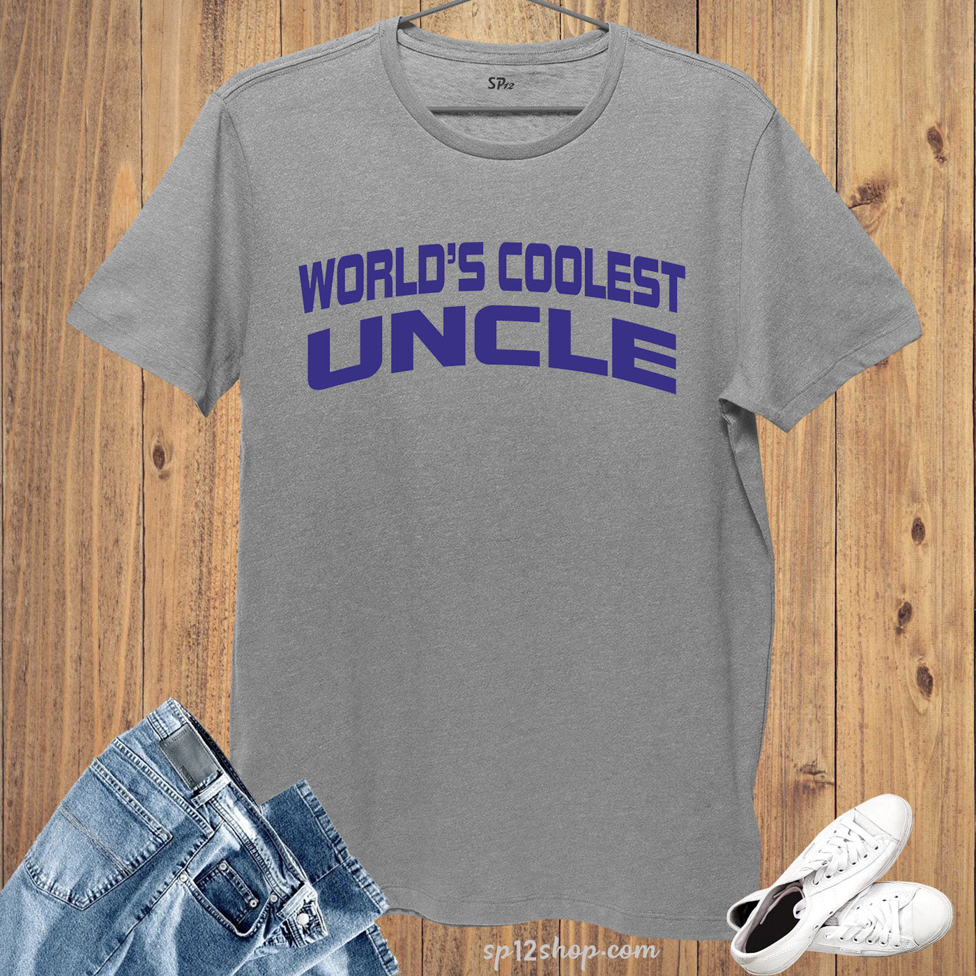 Family Funny T shirt World's Coolest Uncle