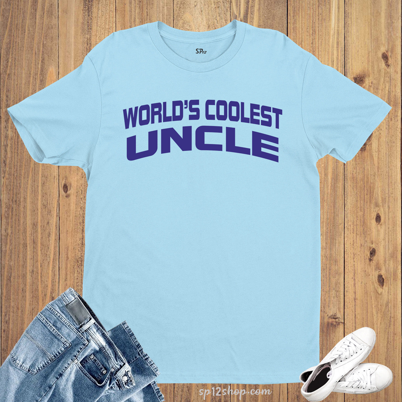 Family Funny T shirt World's Coolest Uncle