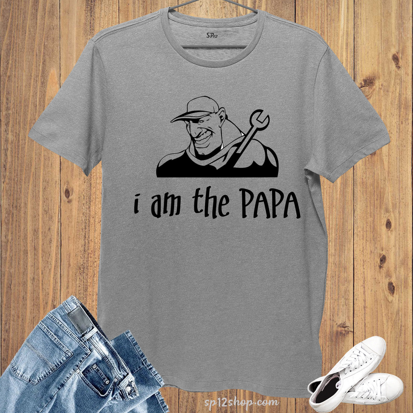 Family T Shirt I am the papa Mechanic Engineer Plumber