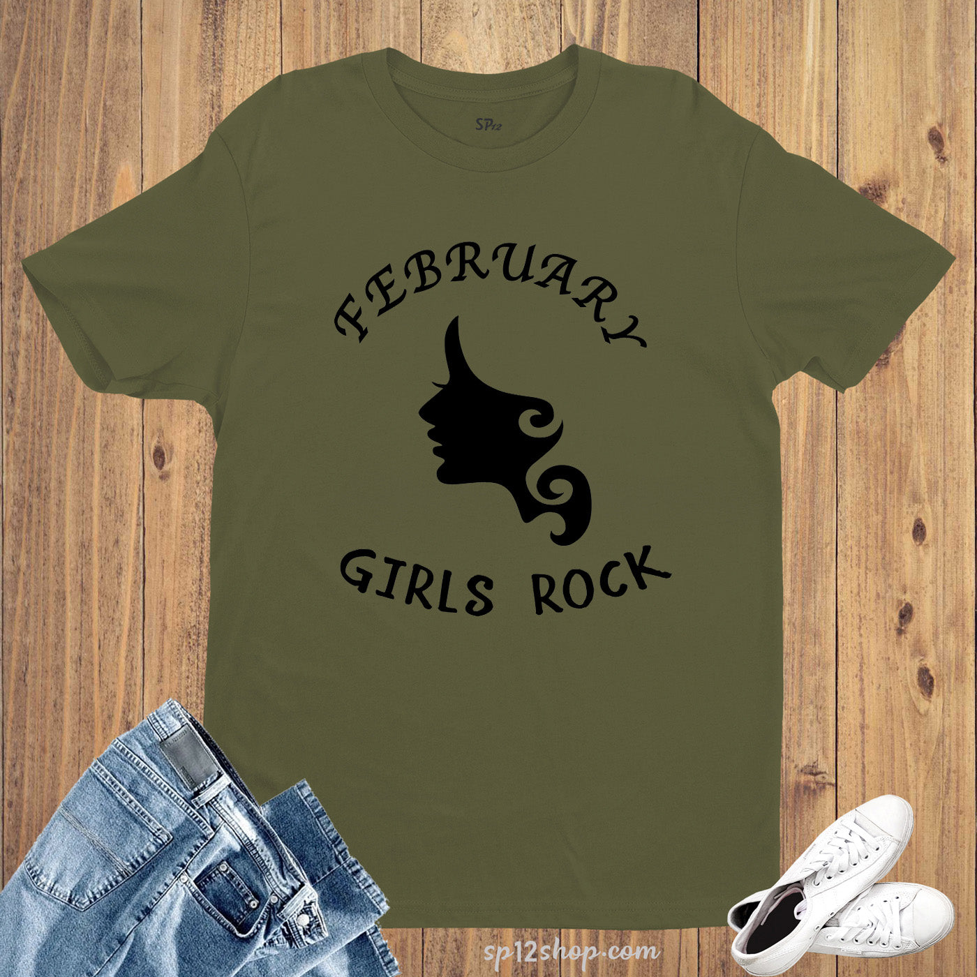 February Girls Rock Birthday T Shirt