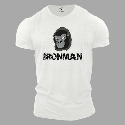 Fitness Crossfit Bodybuilding Gym T Shirt Iron Man