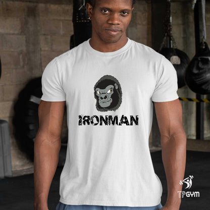 Fitness Crossfit Bodybuilding Gym T Shirt Iron Man