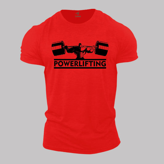 Fitness Crossfit Gym T shirt Power lifting