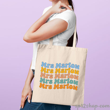 Teacher Appreciation Custom  Librarian Thank You Gifts Shopping Tote Bag