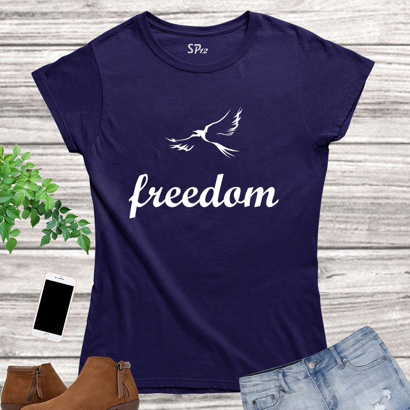 Freedom Bird Dove Women T Shirt