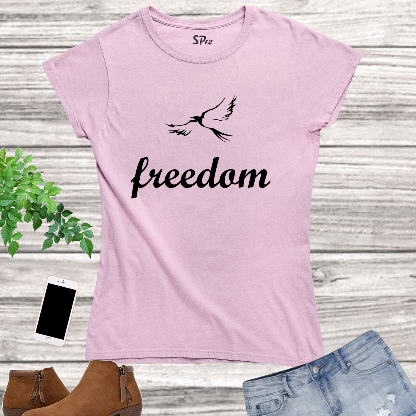 Freedom Bird Dove Women T Shirt