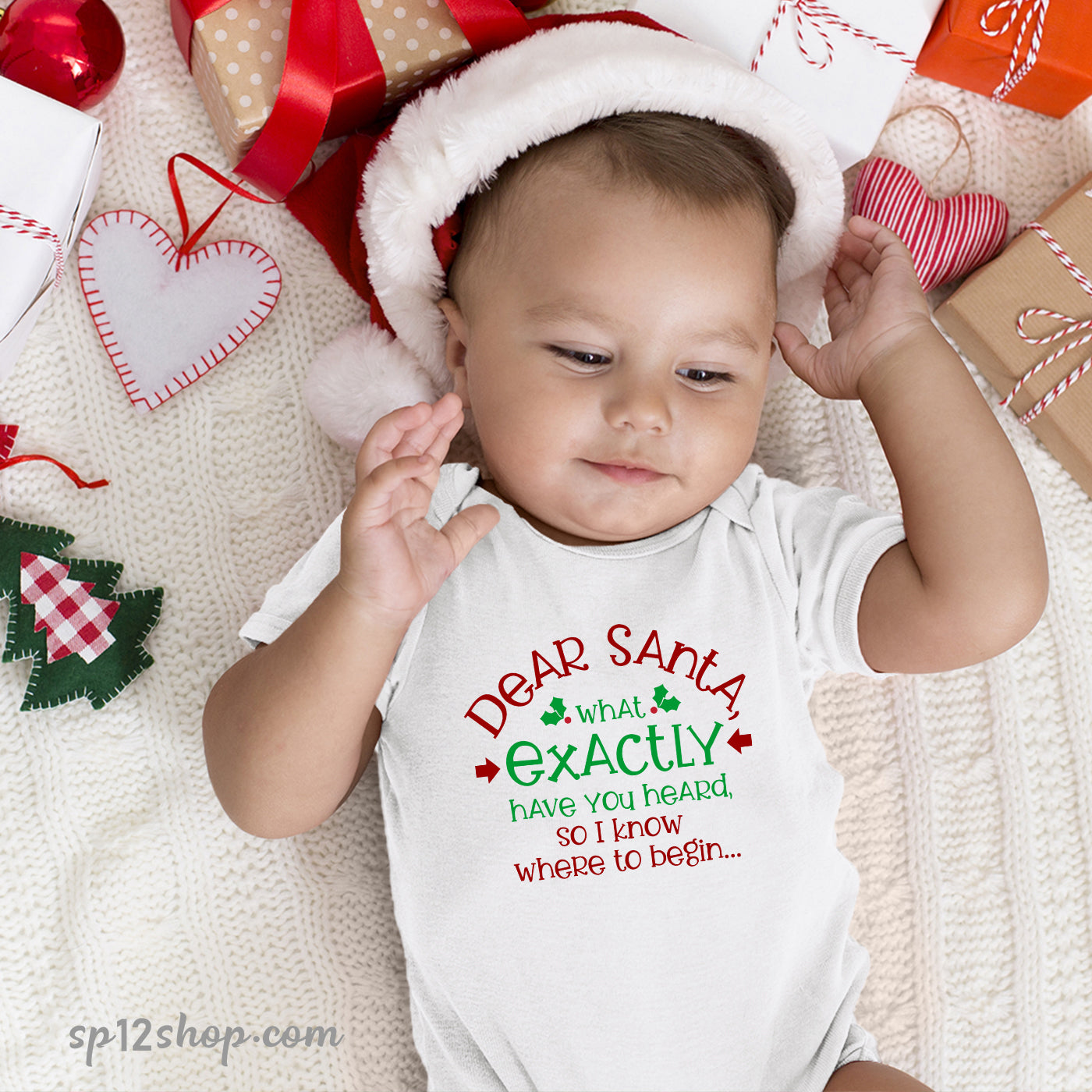 Funny Santa Gift Christian T Shirt Family Bodysuit