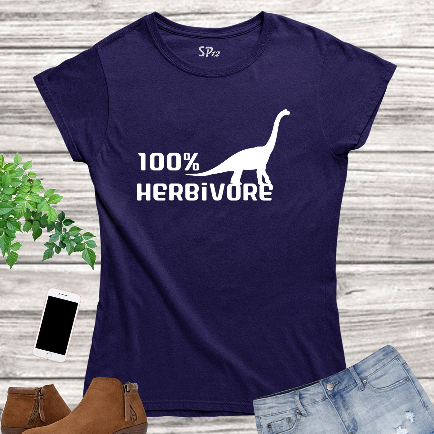 Herbivore Dinosaur Women T Shirt