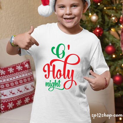 Holy Night Funny Christmas Kids Gift T-Shirt tee