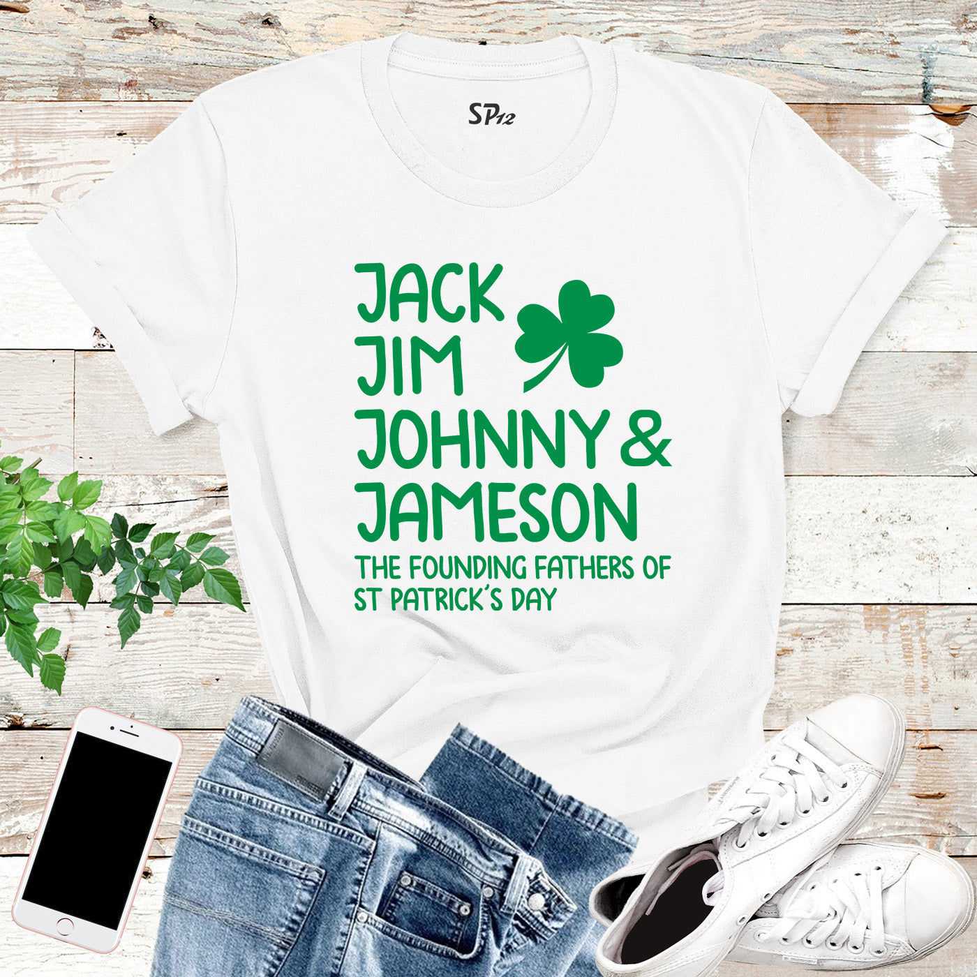 Jack Jim Johnny &  Jameson St Patrick's Day T Shirt