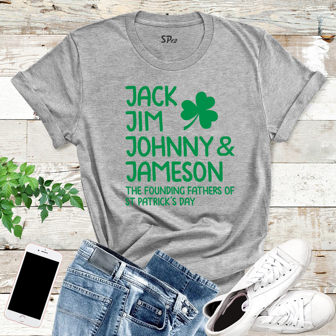 Jack Jim Johnny &  Jameson St Patrick's Day T Shirt