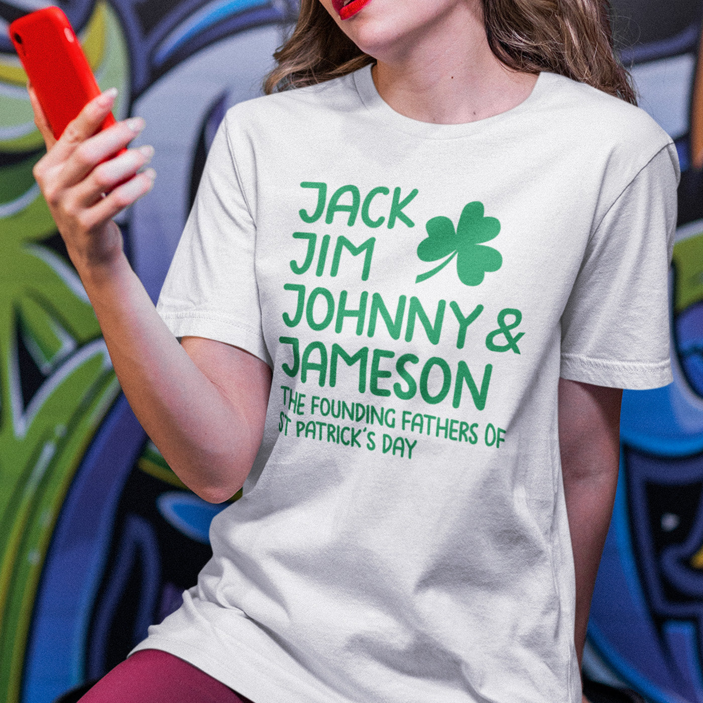 Jack Jim Johnny &  Jameson St Patrick's Day T Shirt