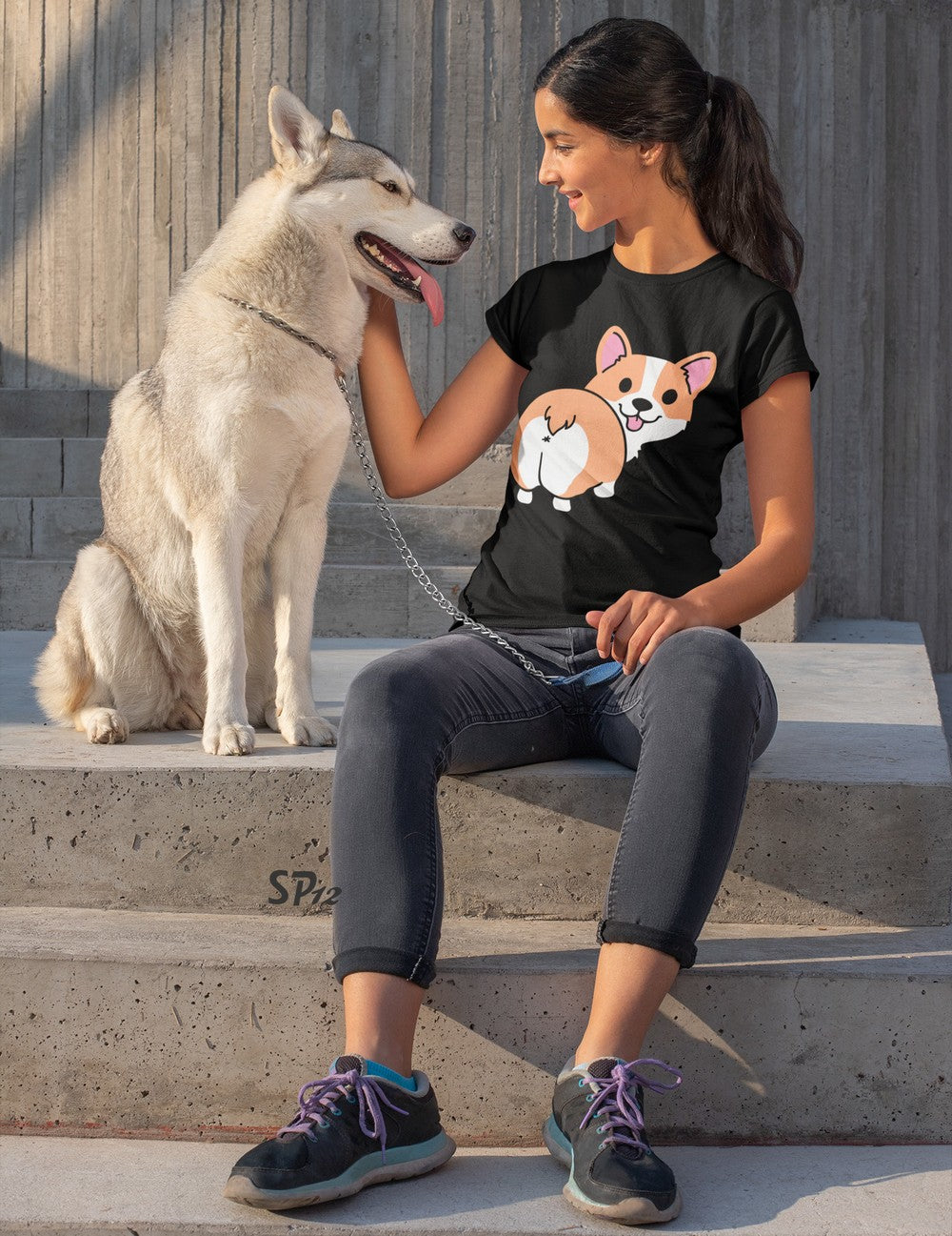 Kawai Dogs Funny T Shirt