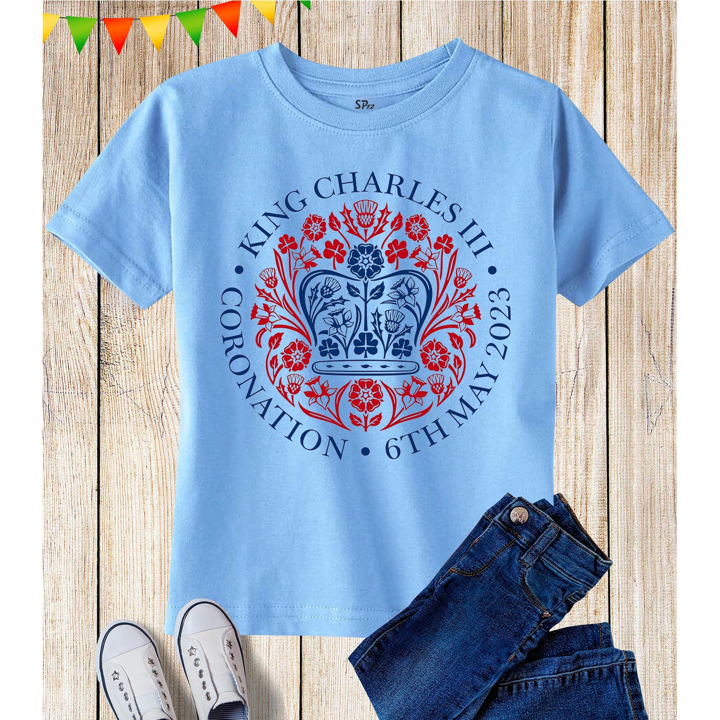 Personalised King Charles III Coronation 2023 T-Shirt