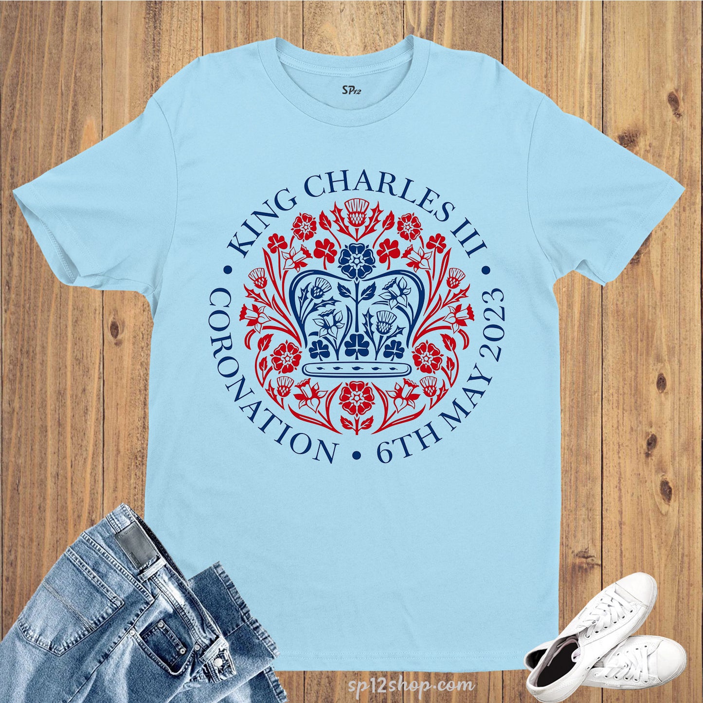 Personalised King Charles III Coronation 2023 T-Shirt