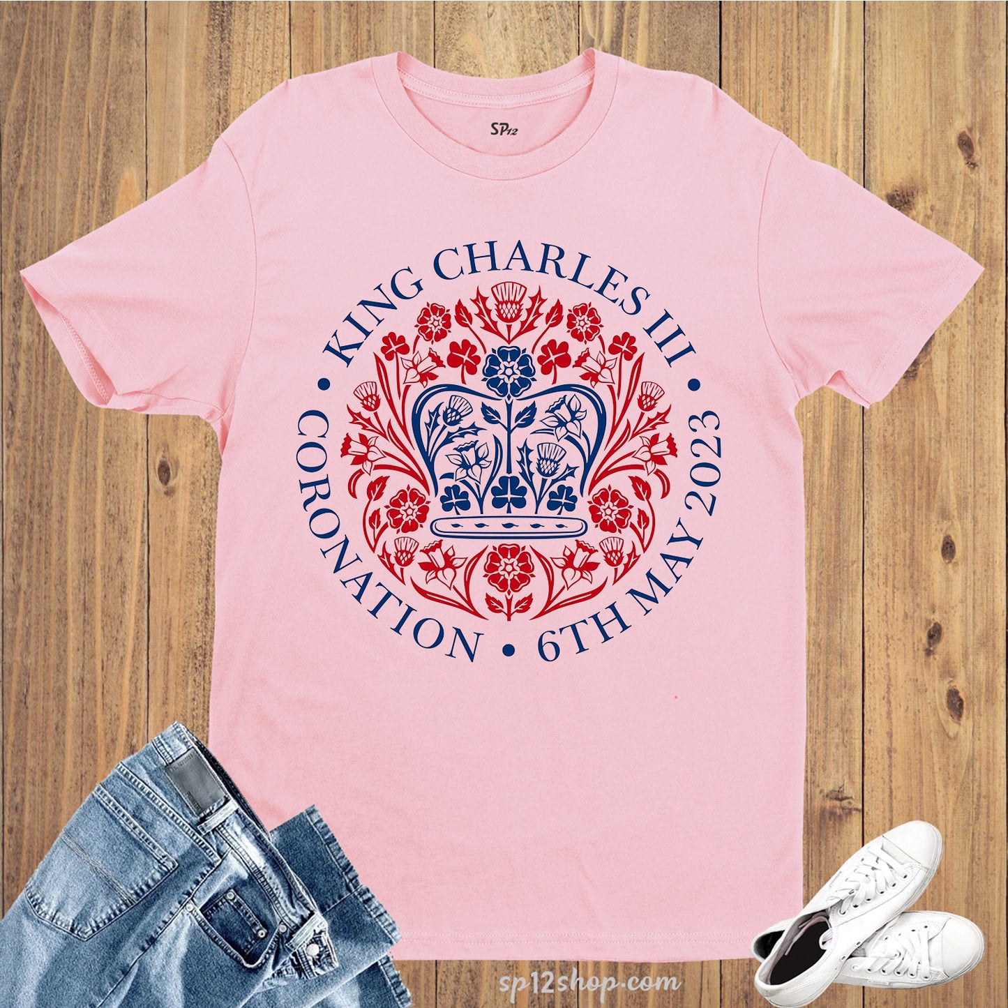 Personalised King Charles III Coronation 2023 T-Shirt