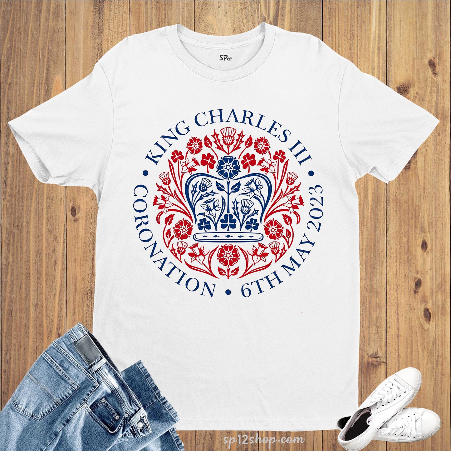 Personalised King Charles III Coronation 2023 T-Shirt