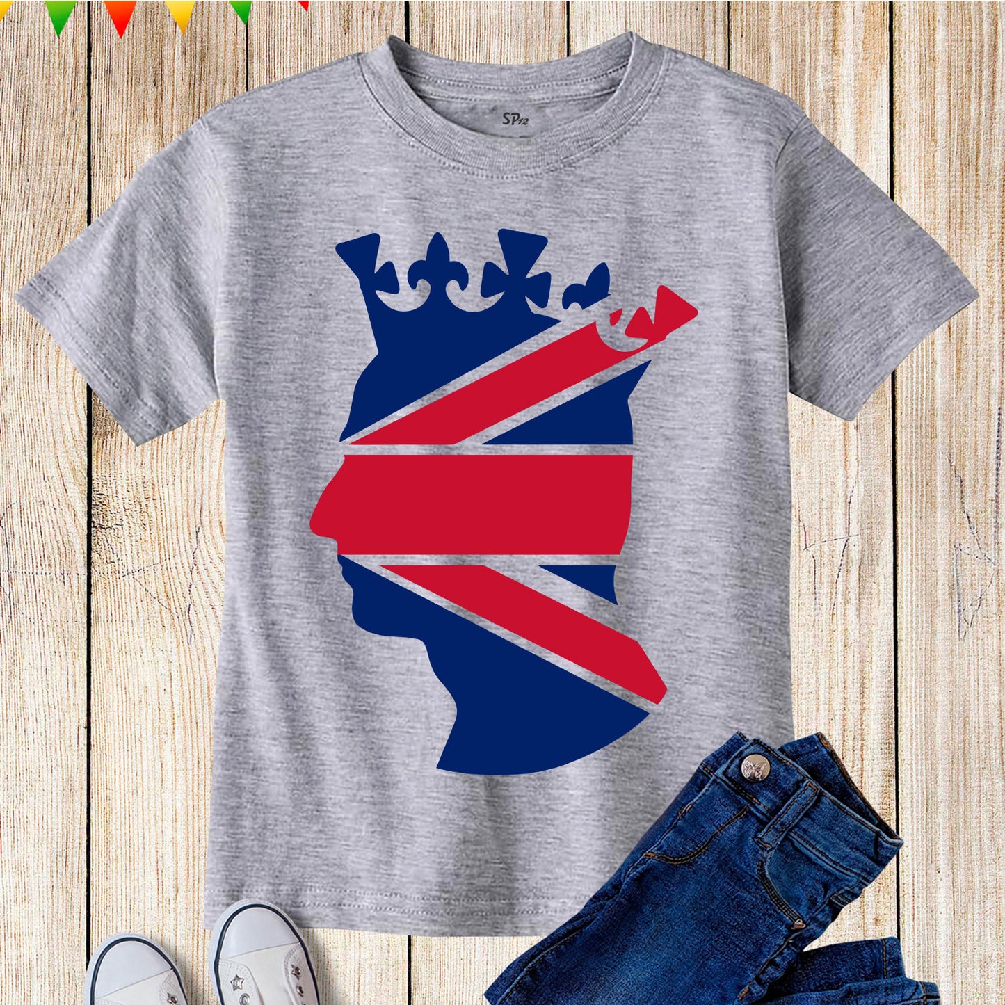 Personalised United Kingdom Union Flag King Charles III Coronation T Shirt