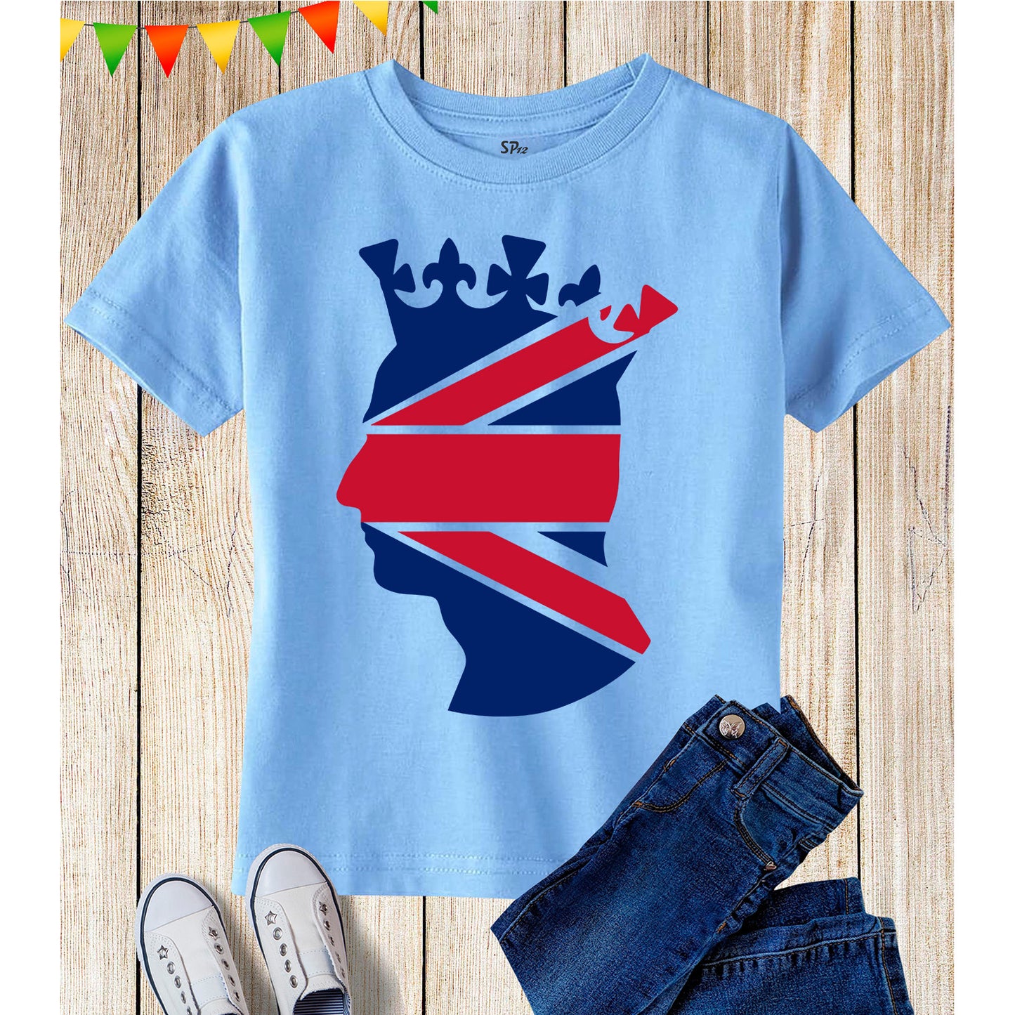 Personalised United Kingdom Union Flag King Charles III Coronation T Shirt