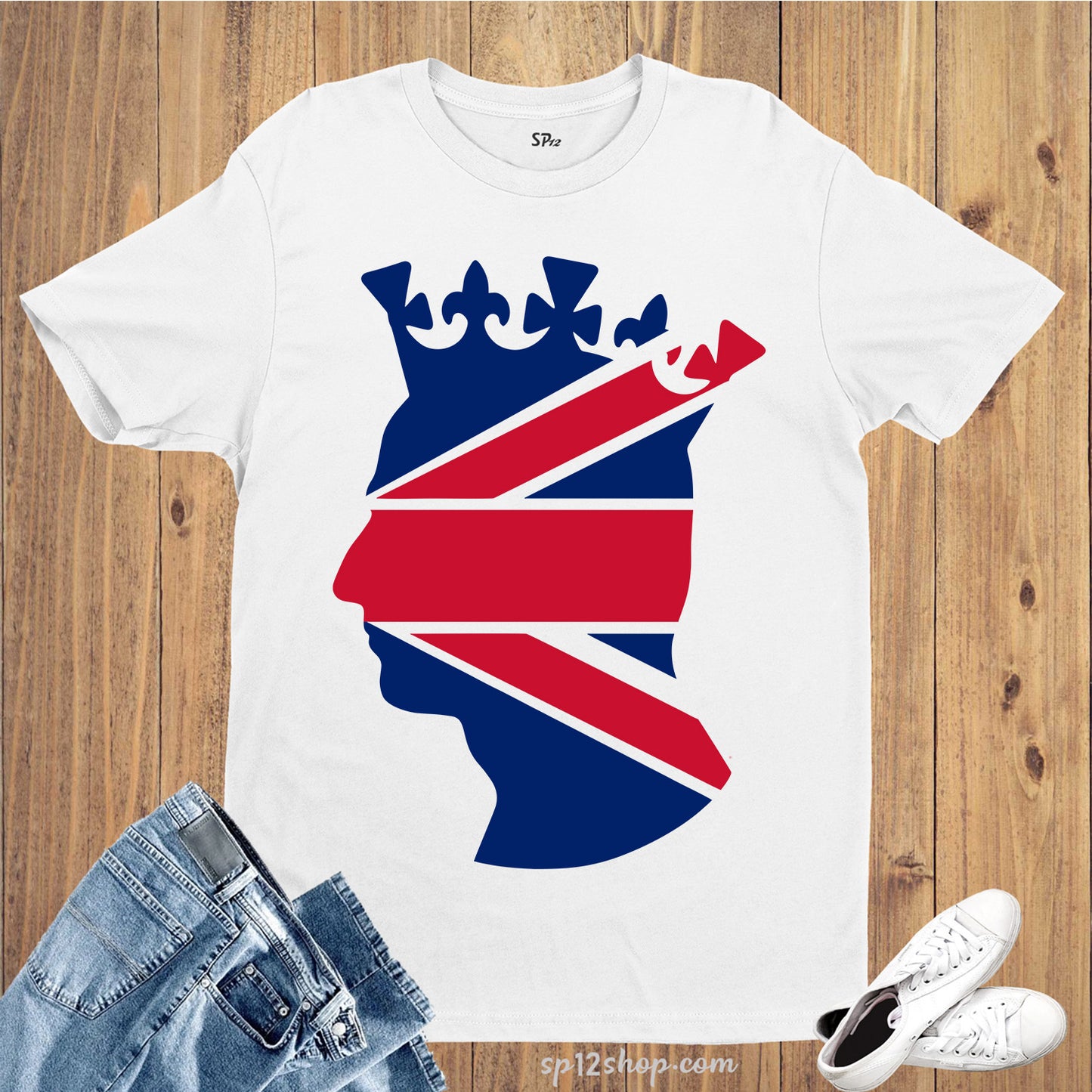 Personalised United Kingdom Union Flag King Charles III Coronation T Shirt