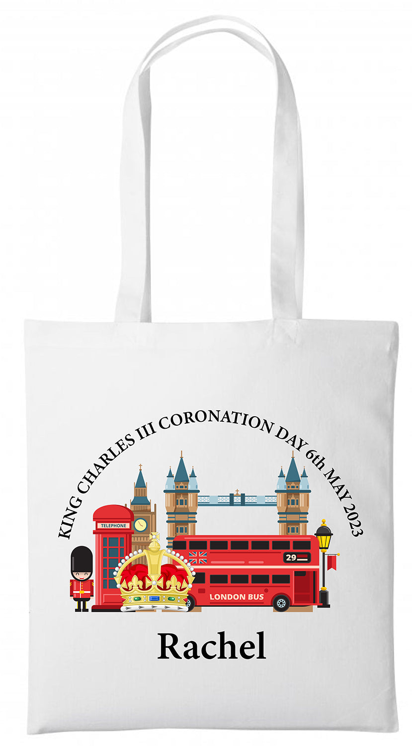 King Charles III Coronation Day 6th May 2023 Rachel Tote Bag