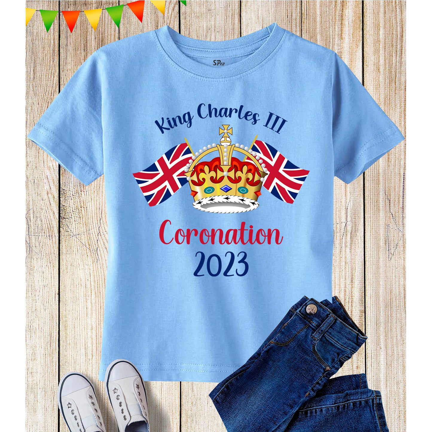 King Charles III Coronation 2023 T-Shirt Union Flag