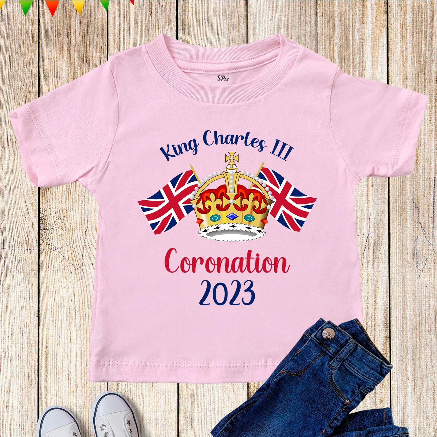 King Charles III Coronation 2023 T-Shirt Union Flag