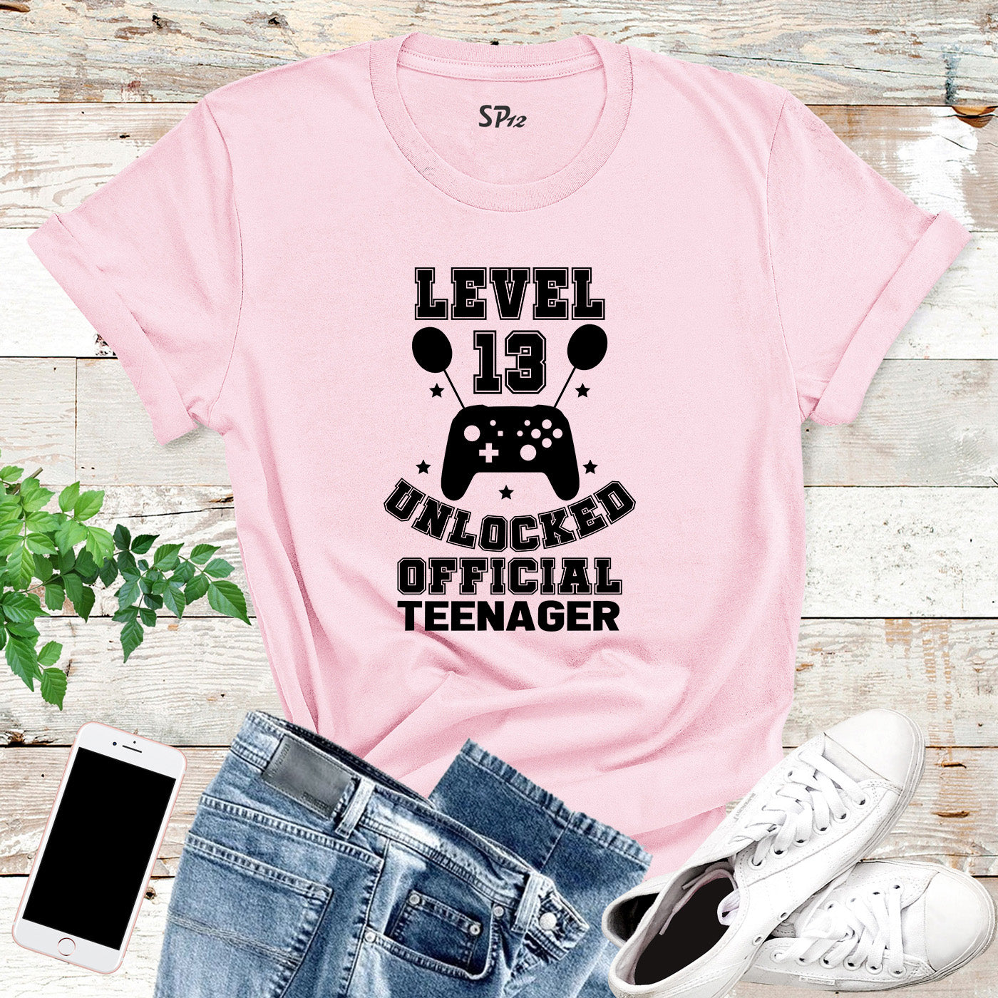 Level 13 Unlocked Official Teenager Birthday Shirt