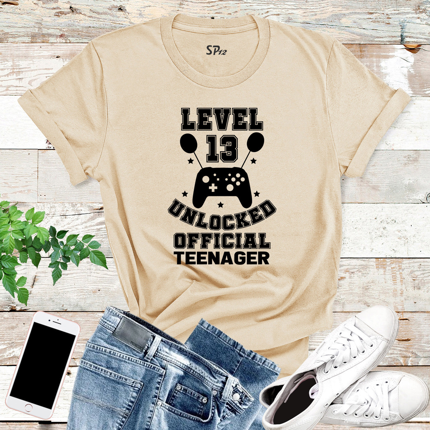 Level 13 Unlocked Official Teenager Birthday Shirt