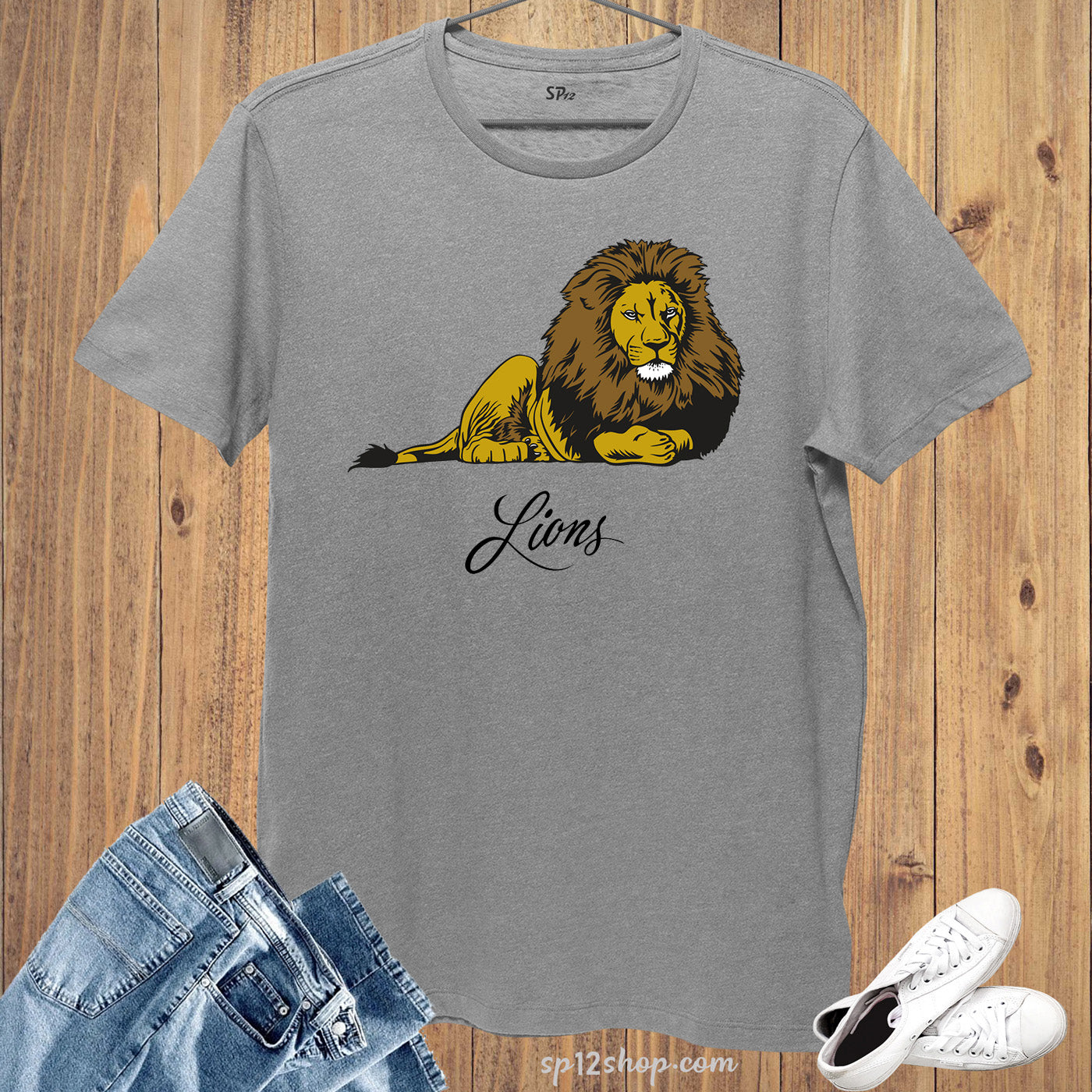 Lion King of Jungle Amazon Forest Royal Animal Safari Zoo T shirt