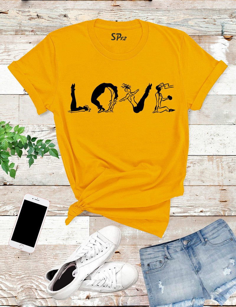 Love Gymnastics T Shirt