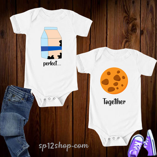 Matching Boy And Girl Outfits uk Baby Bodysuit