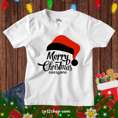 Merry Christmas Everyone Funny Kids Gift For Friends Tee