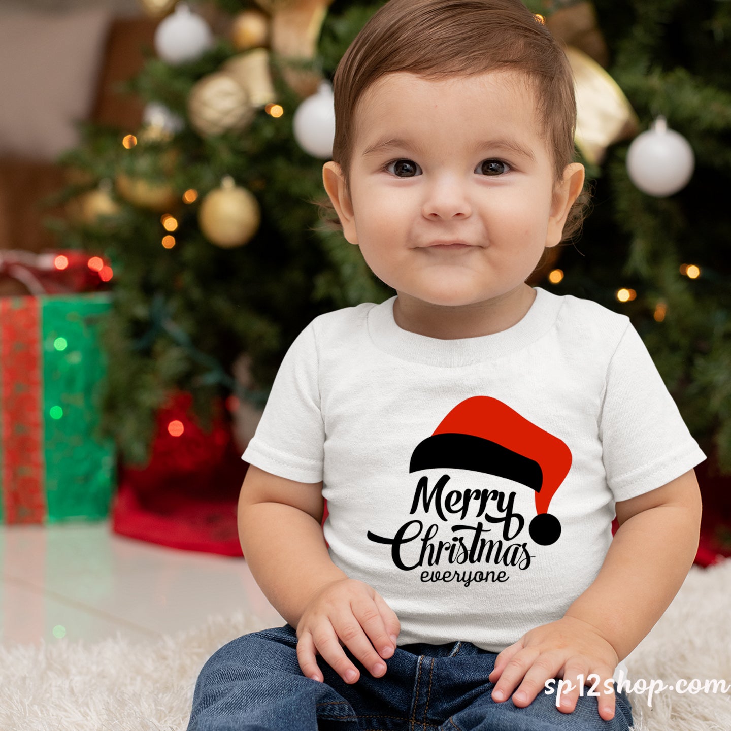 Merry Christmas Everyone Funny Kids Gift For Friends Tee